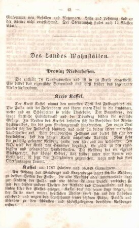 Provinz Niederhessen.