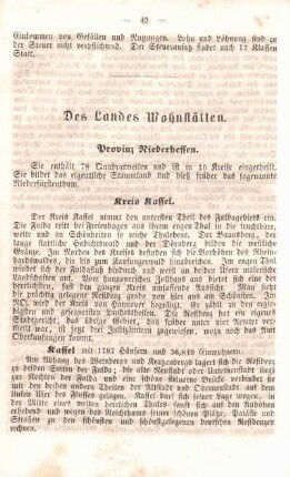 Provinz Niederhessen.
