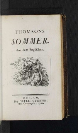 Thomsons Sommer