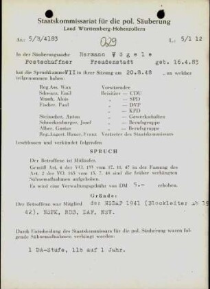 Vögele, Hermann