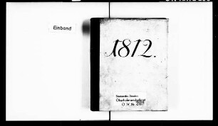 Dresdner Hoftagebücher (Serie B), 1812