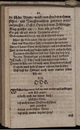 XII. Ode