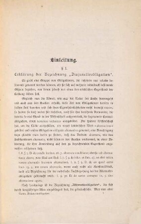 Die Disjunctivobligation : Inaug.-Diss.