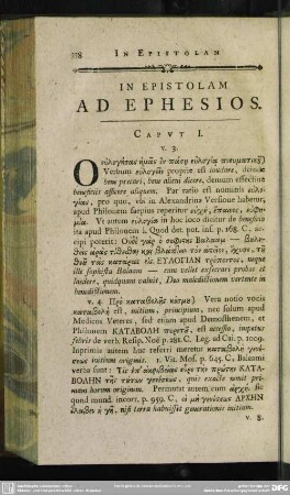 In Epistolam Ad Ephesios