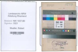 Entnazifizierung Robert Mueller , geb. 18.07.1901 (Gemeindedirektor)