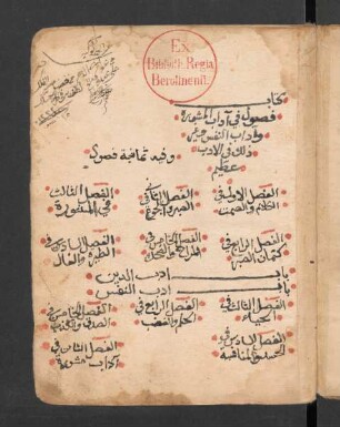 K. Adab ad-dunyā wa-'d-dīn