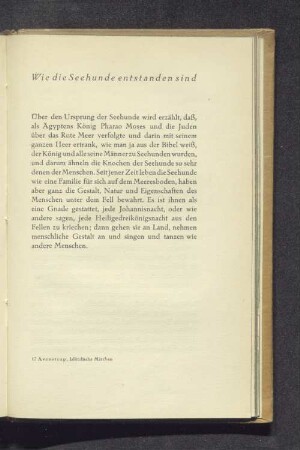 Wie die Seehunde entstanden sind