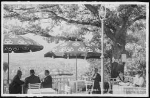Karlsbad. Blick vom Café Hirschensprung