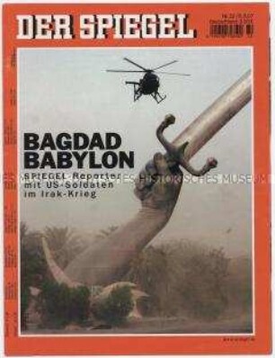 Umschlagblatt des Magazins "Der Spiegel" zur Lage in Irak ("Bagdad - Babylon")