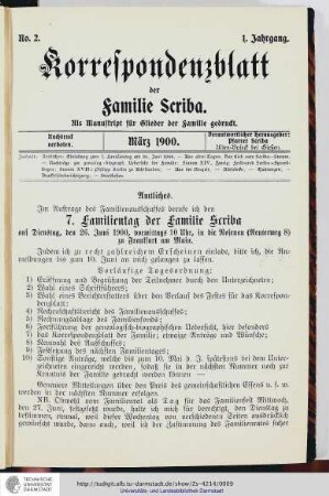No.2 - März 1900