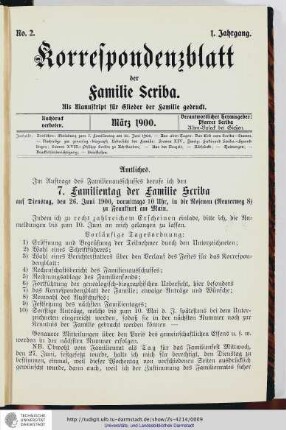 No.2 - März 1900