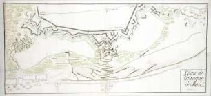 WHK 7 Reichs- und Französischer Krieg von 1688-1697 bis zum Frieden von Ryswick: Plan des Angriffs auf Mons, 1691