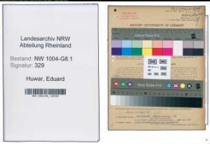 Entnazifizierung Eduard Huwar , geb. 23.05.1908 (Statiker)