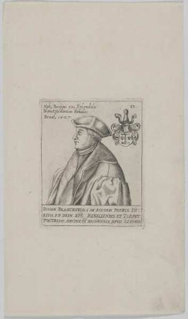 Bildnis des Iohan Blanckfeld