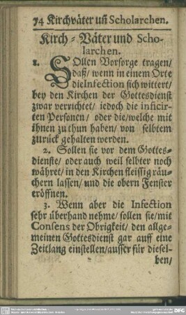 Kirch-Väter und Scholarchen