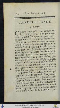 Chap. XXIII. De l’Enfer.