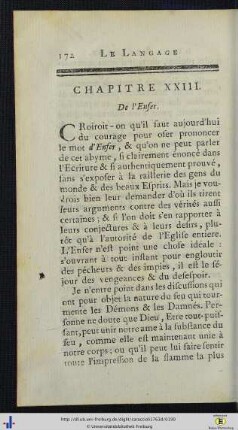 Chap. XXIII. De l’Enfer.