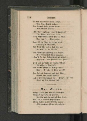 Der Greis.