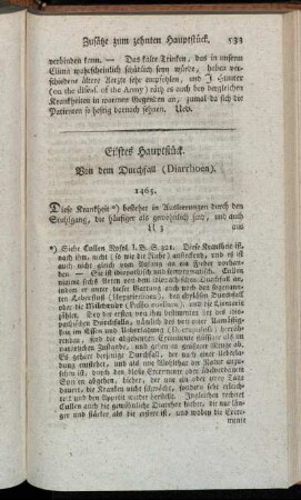 Eilftes Hauptstück. Von dem Durchfall (Diarrhoea).
