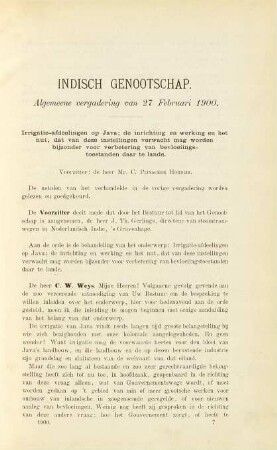 Algemeene vergadering van 27 Februari 1900