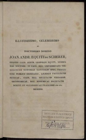 Joan. Andr. Equiti de Schrerer,