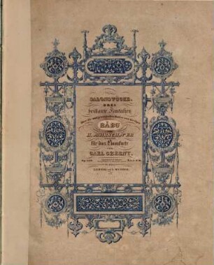 Drei brillante Fantasien über die ausgewählten Motive aus der Oper Bäbu von H. Marschner : op. 540, 3