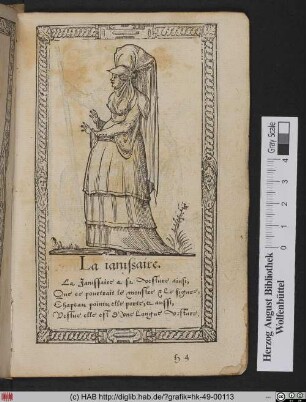 La ianissaire [Recueil de la diversité des habits, Frau eines Janitscharen]