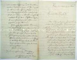 Brief an Bernhard Rostosky von Ludwig