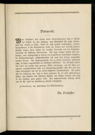 Vorwort