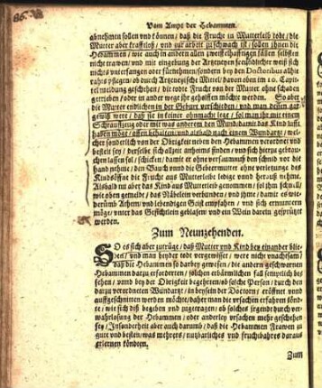 Zum Neunzehenden.