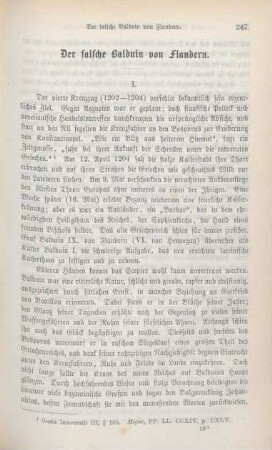 247-257 Der falsche Balduin von Flandern
