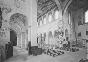 Huy, Benediktiner-Kloster Huysburg, Klosterkirche, südl. Seitenschiff und Mittelschiff, nach Nordwest