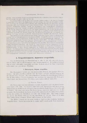 1. Harnorgane, Organa uropoetica.
