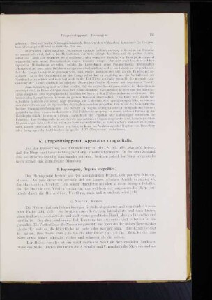 1. Harnorgane, Organa uropoetica.