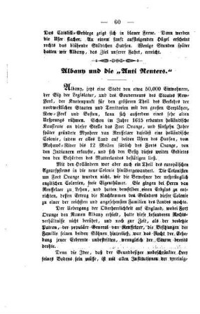 Albany und die "Anti-Renters"