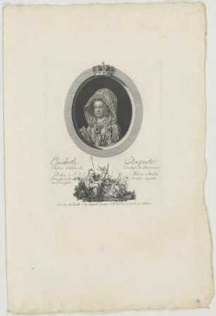 Bildnis der Elisabeth Auguste de Baviere