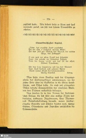 Einunddreißigstes Kapitel