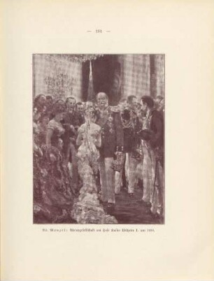 Abendgesellschaft am Hofe Kaiser Wilhelm I. um 1880