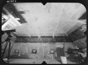 Weimar, Am Palais 3. Wittumspalais. Festsaal während der Restaurierung