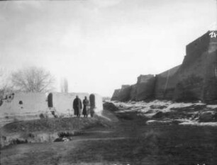 China. Sinkiang (Xinjiang). Kashgar. Stadtmauer im Stadtteil Hancheng