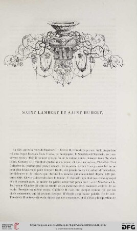 Saint Lambert et Saint Hubert