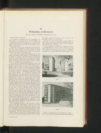 III Montagebau in Sichtbeton