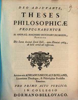 Theses philosophicae