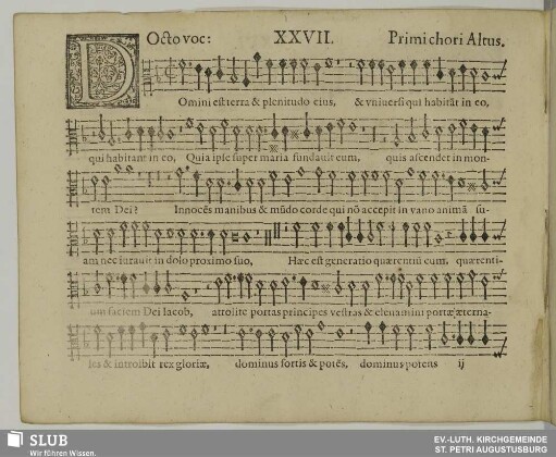 XXVII. Domini est terra
