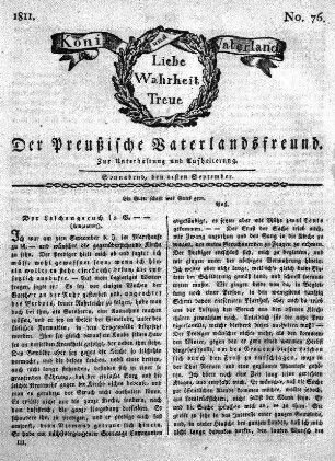 No. 76., vom 21sten September