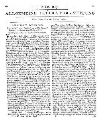 Zeitschrift von und für Ungern, zur Beförderung der vaterländischen Geschichte, Erdkunde und Literatur etc. (Beschluß der in Num. 214 abgebrochenen Recension.)