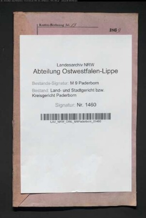 Erblasser: Witte, Elisabeth, geb. Füchtmann: