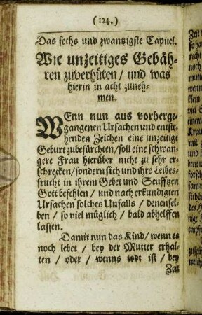 Das sechs und zwantzigste Capitel. - Das dreissigste Capitel.
