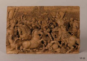 Relief einer Reiterschlacht