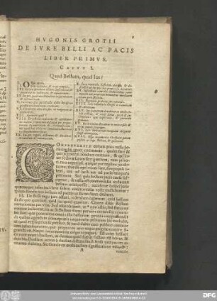 Caput I. Quid Bellum, qiud Ius?